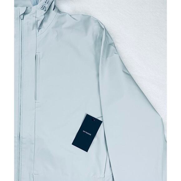 Ten Thousand Men's XXL Light Grey Water Repellant Midweight Hooded Tech Jacket - Picture 5 of 16